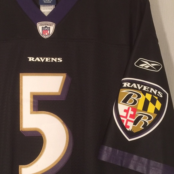 Reebok NFL Other - Joe Flacco’s Raven’s #5 Reebok NFL Jersey Size XL
